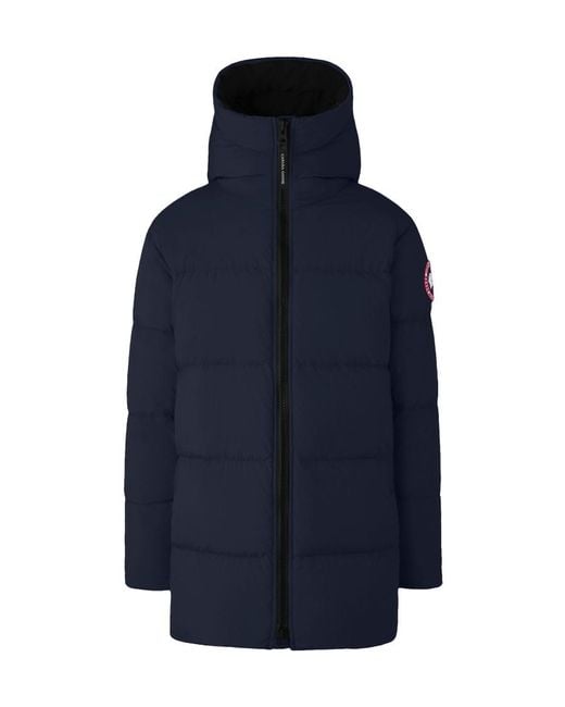 Canada Goose Blue Zip-Up Padded Down Jacket for men