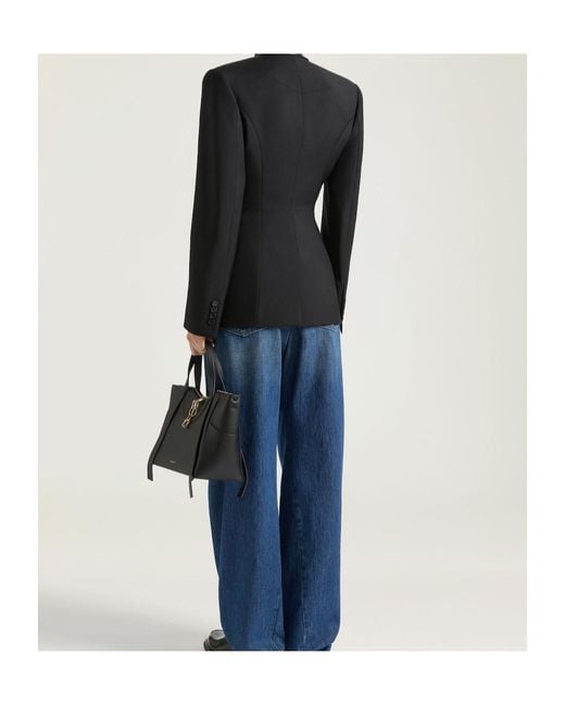 Givenchy Black Slashed Double-Breasted Jacket