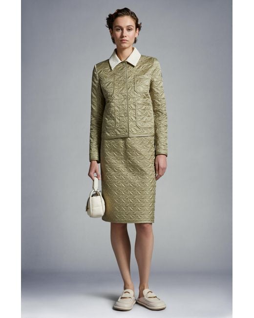 Moncler Green Varede Quilted Jacket