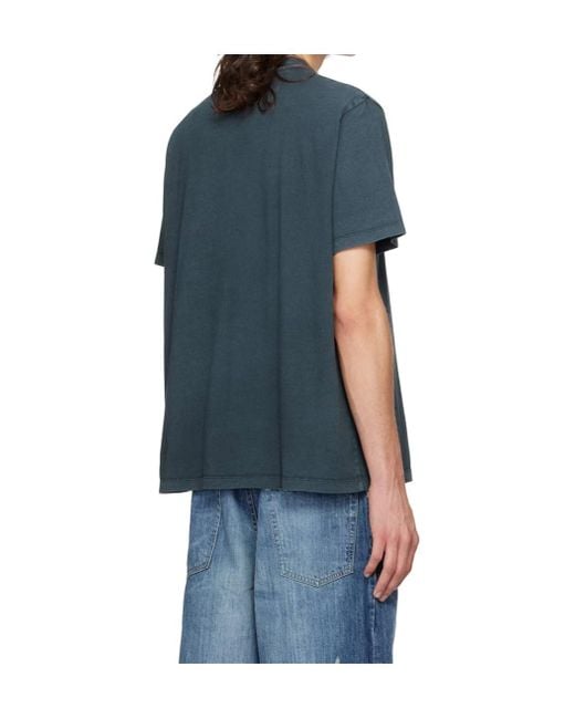 Our Legacy Blue Box T-Shirt for men