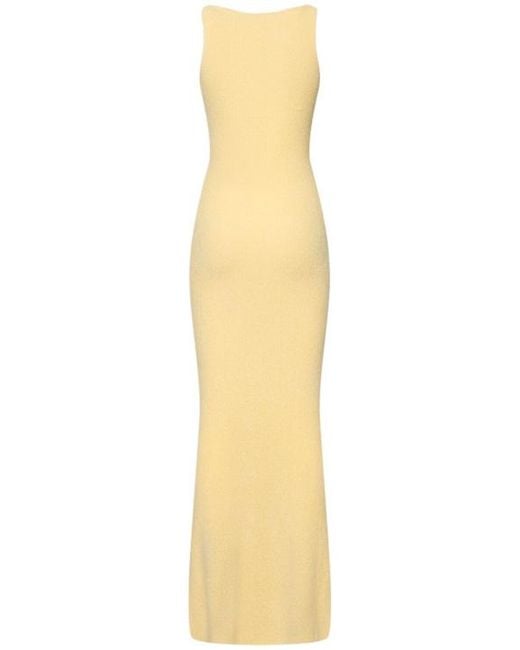AYA MUSE Metallic Sleeveless Long Dress