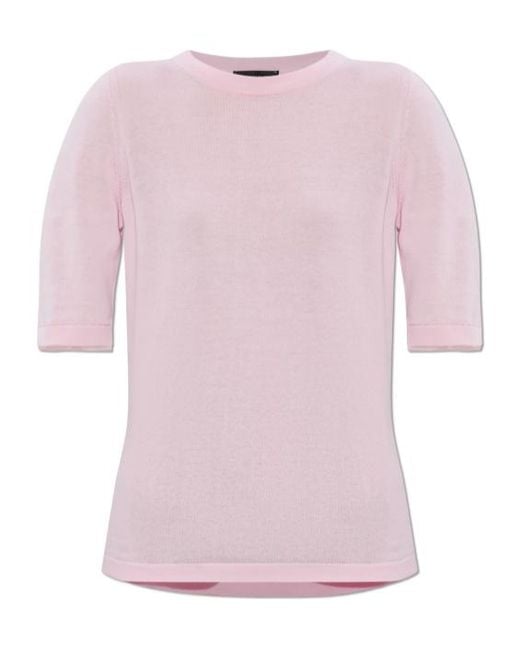 Fabiana Filippi Pink Short-Sleeved Knitwear