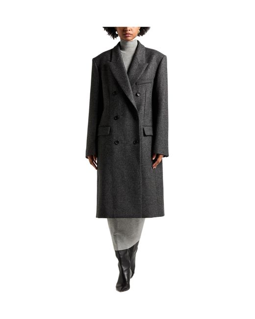 Isabel Marant Black Double- Wool Coat