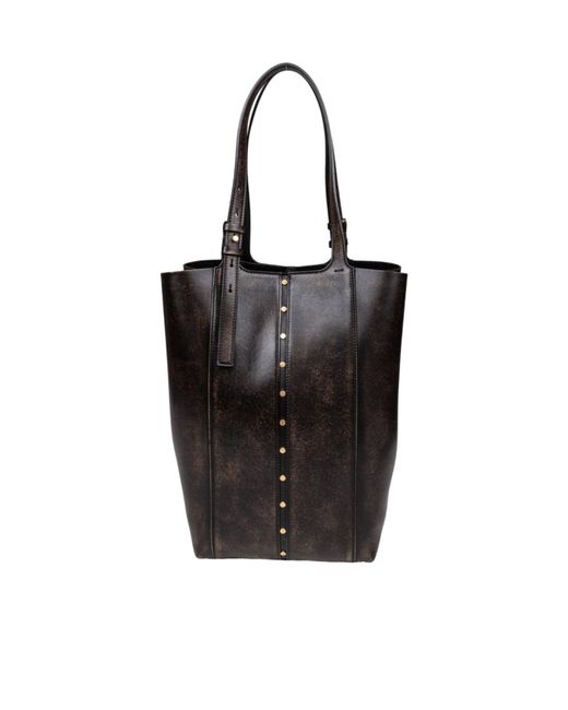 Golden Goose Deluxe Brand Black Double Handle Shoulder Bag