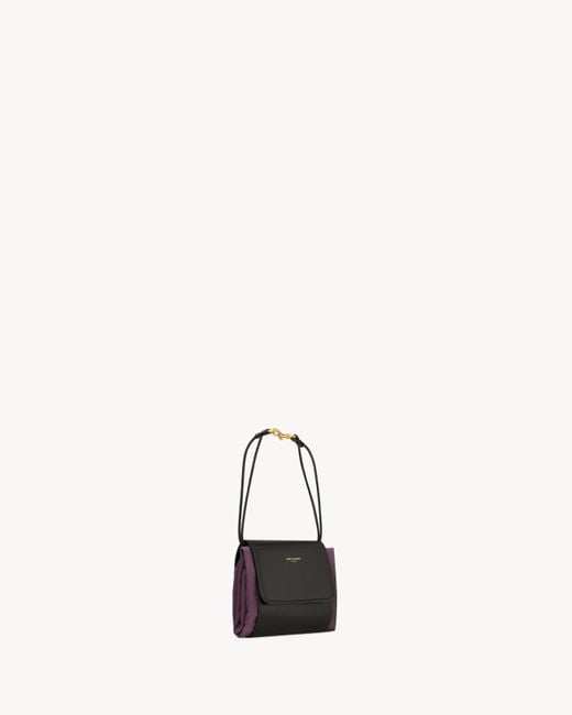 Saint Laurent Purple Foulard Folding Clutch for men