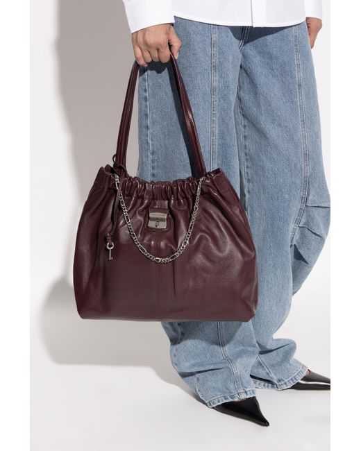 Marc Jacobs Purple The Cristina Tote Bag