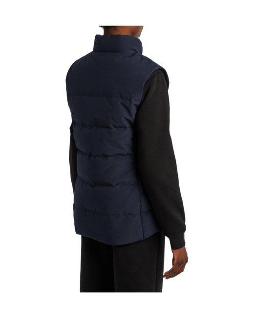 Canada Goose Blue Free-Style Quilted Shell Vest