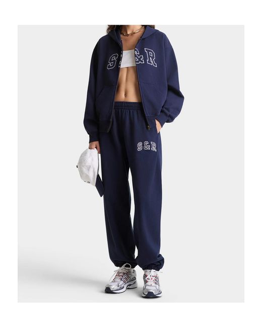 Sporty & Rich Blue Sr Ivy Sweatpant