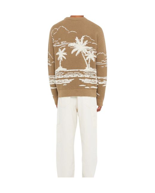 Alanui Natural Beyond The Horizons Sweater for men