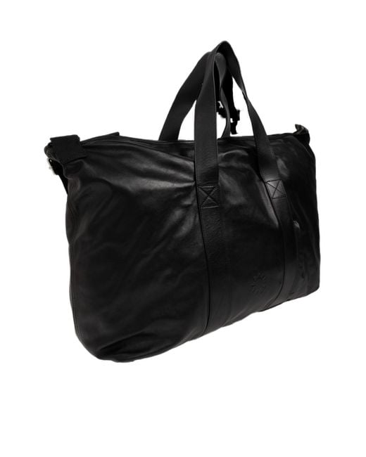 AllSaints Black Kei Leather Tote Bag for men