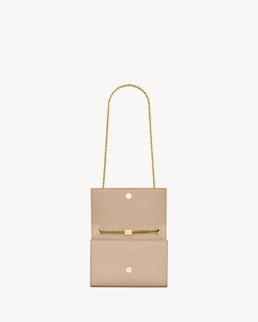 Saint Laurent White New Kate Small Shoulder Bag