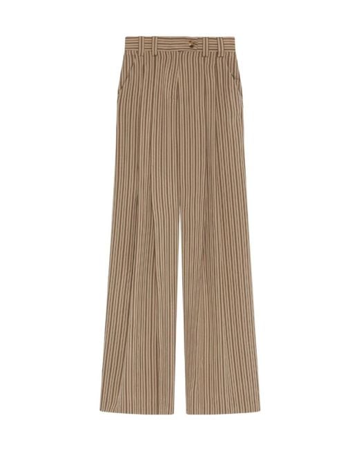 Marella Natural Viscose Palazzo Trousers