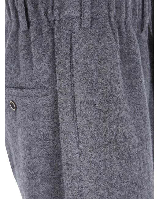 Uma Wang Gray 'Pigiama' Pants for men