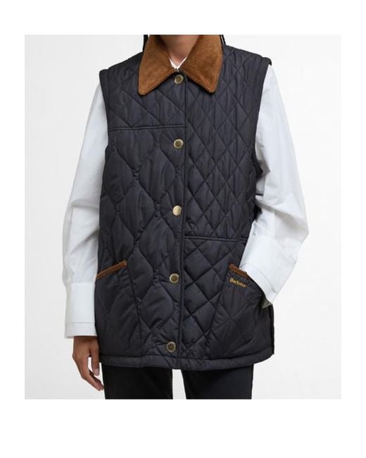Barbour Blue Lorrie Quilted Jacket