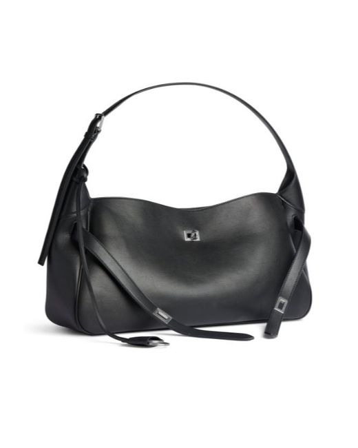 Balenciaga Black Bel Air Medium Shoulder Bag
