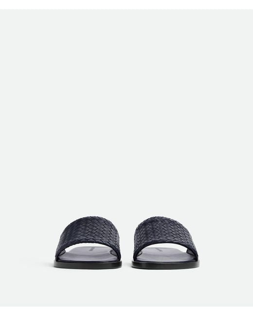 Bottega Veneta Blue Elio Slip-On Sandals for men