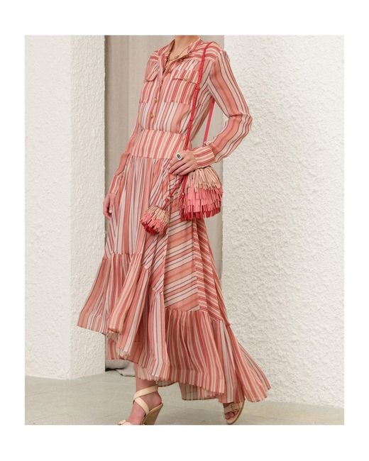 Zimmermann Pink Long-Sleeved Shirt