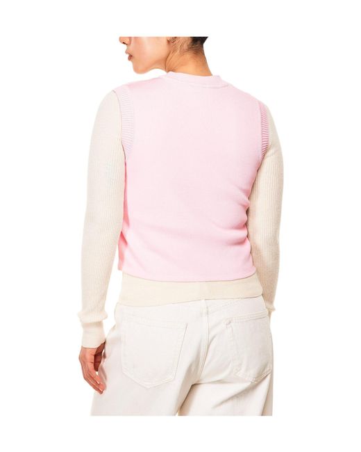 Moncler Pink Sleeveless Down Vest