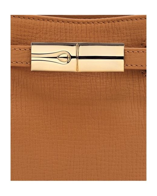Longchamp Brown Le Smart Xs Bucket Bag