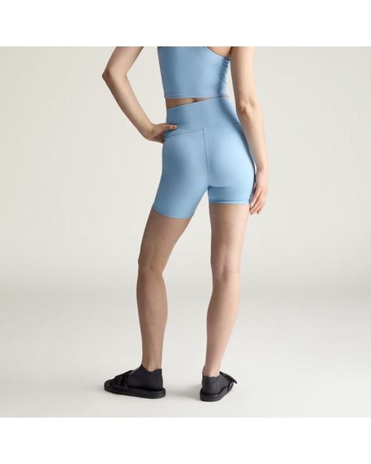Adidas By Stella McCartney Blue Short Yoga Leggings