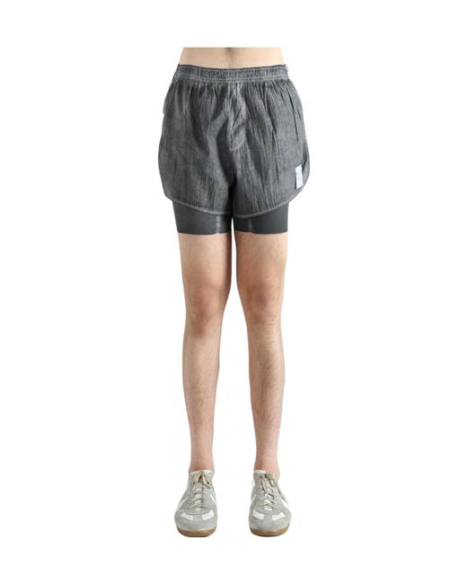 Satisfy Gray Elastic Waist Shorts for men