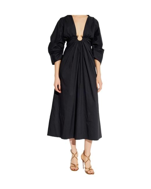 Cult Gaia Black Long Sleeve Dress