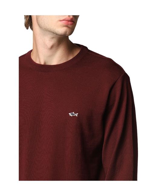 Paul & Shark Logo Embroidered Pullover for men