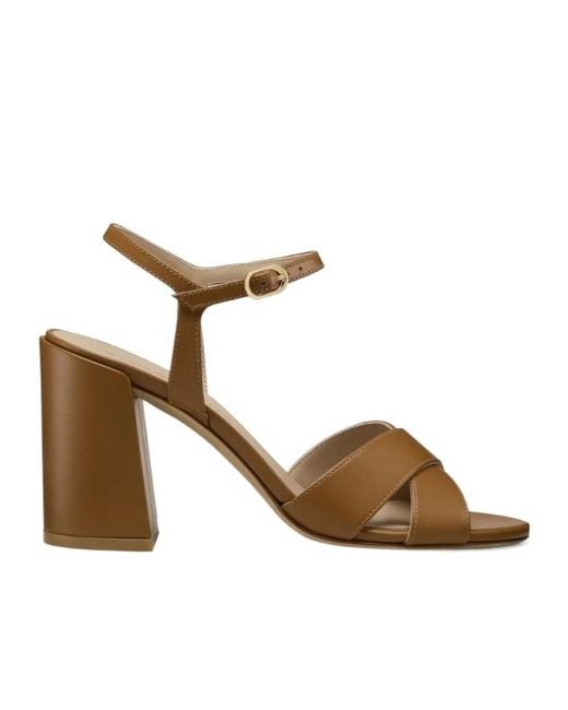 Stuart Weitzman Metallic Alyssa Block 85