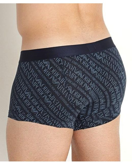 Emporio Armani Blue Boxer Logo Underwear for men
