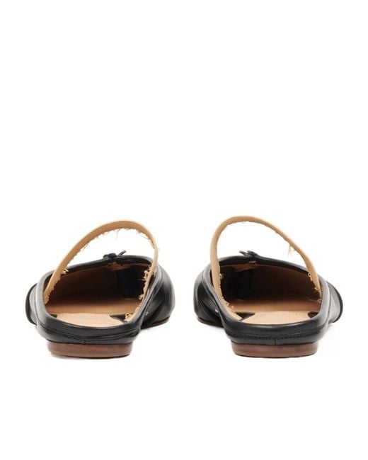 Maison Margiela White Tabi Elastic Band Mules