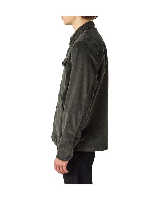 Paul Smith Black Corduroy Shirt Jacket for men