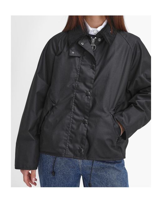 Barbour Black Transport Waxed Jacket