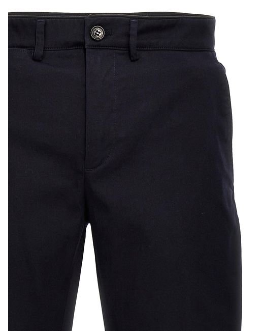 Department 5 Blue Classic Mike Trousers for men