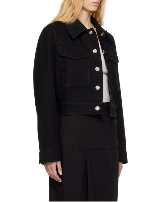 Lemaire Black Cropped Jacket