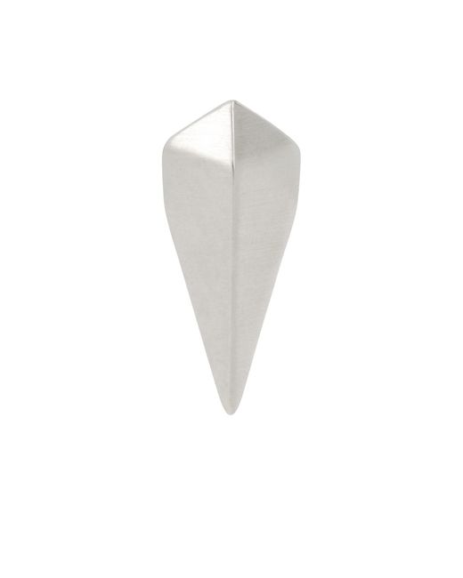 VIP【関税送料無料】希少 Rick Owens Single Earring pyramid Rick Owens Silver Hollywood Mini Pyramid Single Earring