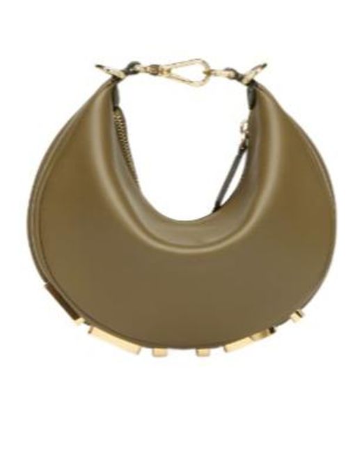 Fendi Green Graphy Mini Shoulder Bag