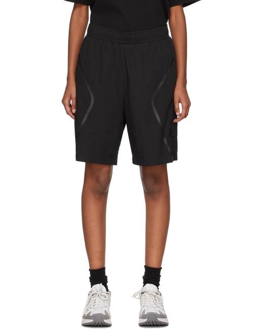 A_COLD_WALL* Black Mid-Rise Track Shorts for men