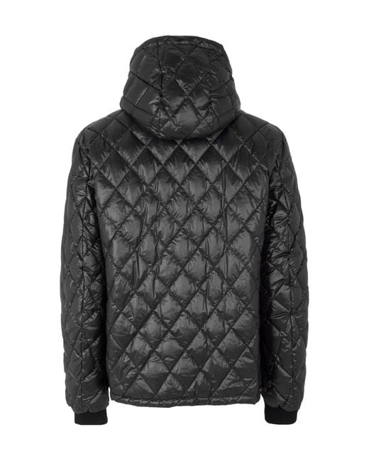 Prada Black Quilted Short Puffer Jacket for men