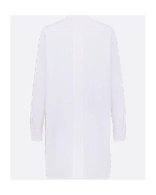 Dior White Long Shirt