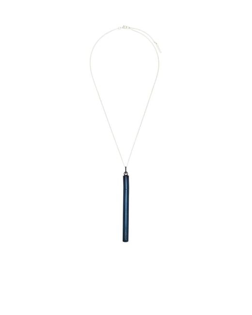 Ambush White Cigarette Case Necklace for men