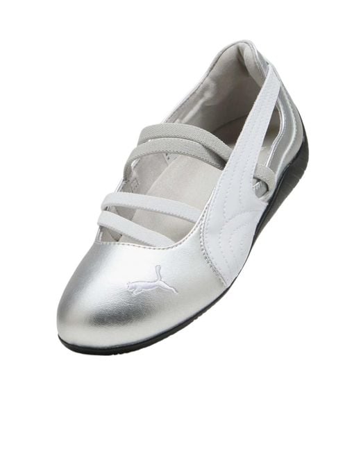 PUMA White Speedcat Ballet Shoes