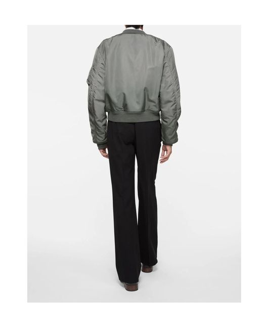 Acne Gray Washed Bomber Jacket for men