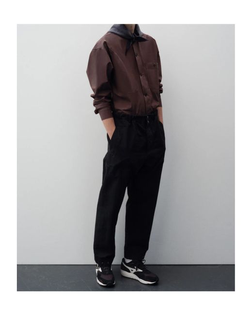 Margaret Howell Blue Mhl. Press Stud Trousers for men