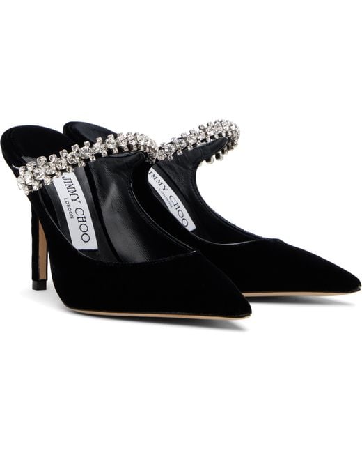 Jimmy Choo Brown Bing 100 High-Heeled Mules