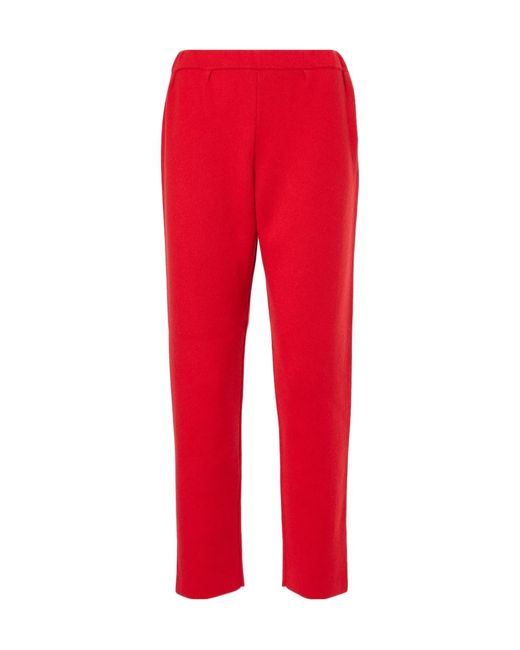 The Row Red Elastic Waist Sweatpants