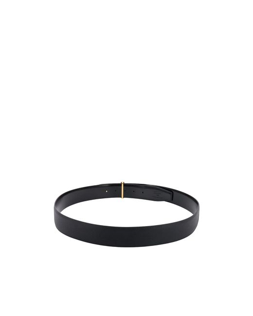 Tom Ford White Logo Buckle Belt for men