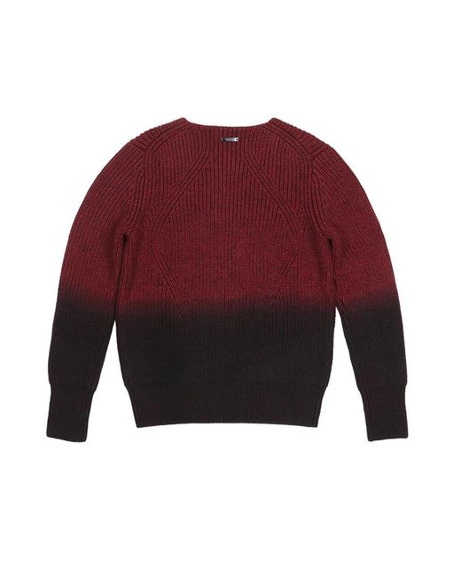 Burberry Red Logo Knitted Pullover