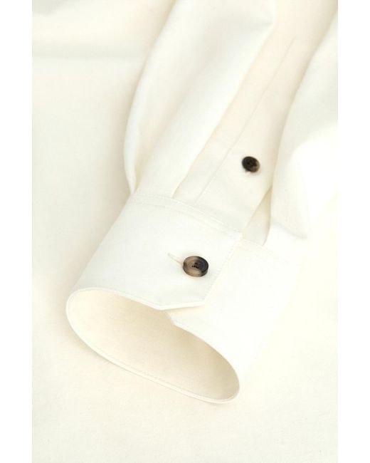 Loewe White Embroidered Shirt for men