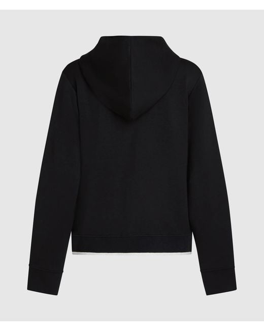 Karl Lagerfeld Black Rue St-Guillaume Zip-Up Hoodie