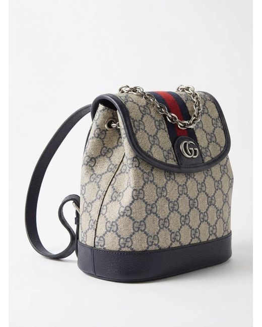 Gucci Black Ophidia Mini Backpack